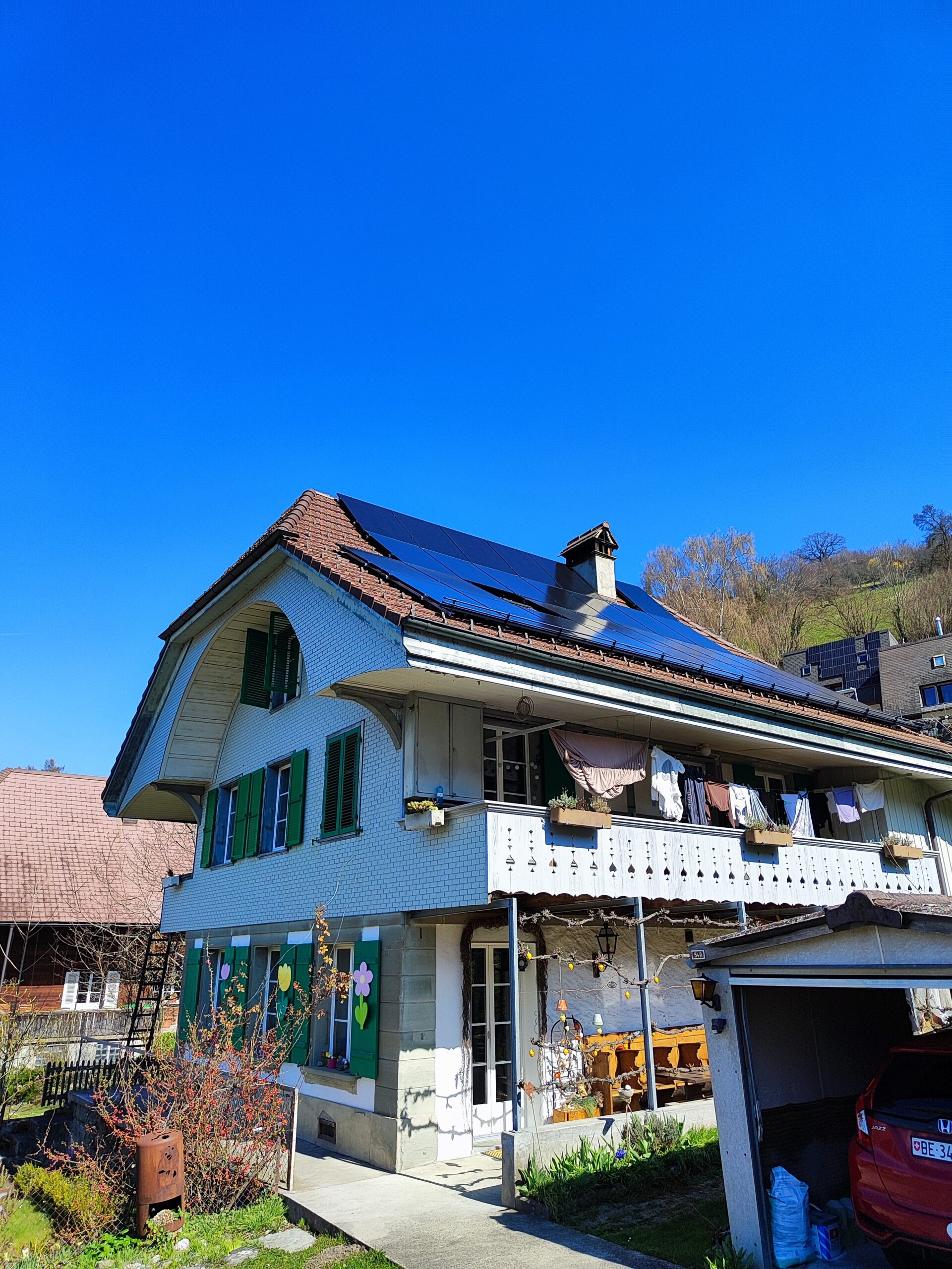 Angebaute PV-Anlage in Heitern